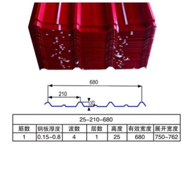 680型彩钢瓦